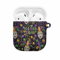 Mardi Gras Carnival Night AirPods Case Jester Mask Fantasy