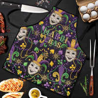 Mardi Gras Carnival Night Apron Jester Mask Fantasy