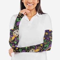 Mardi Gras Carnival Night Arm Sleeves Jester Mask Fantasy