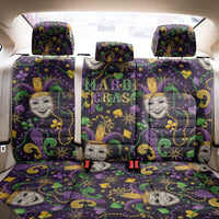 Mardi Gras Carnival Night Back Car Seat Cover Jester Mask Fantasy