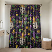 Mardi Gras Carnival Night Bathroom Set Jester Mask Fantasy