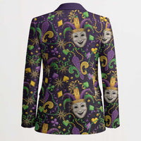 Mardi Gras Carnival Night Blazer Jester Mask Fantasy