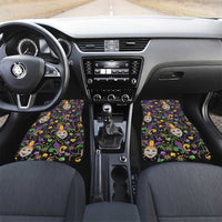 Mardi Gras Carnival Night Car Mats Jester Mask Fantasy