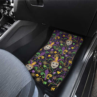 Mardi Gras Carnival Night Car Mats Jester Mask Fantasy