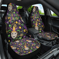 Mardi Gras Carnival Night Car Seat Cover Jester Mask Fantasy