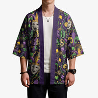 Mardi Gras Carnival Night Kimono Jester Mask Fantasy