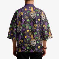 Mardi Gras Carnival Night Kimono Jester Mask Fantasy