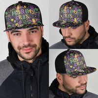 Mardi Gras Carnival Night Mesh Trucker Cap Jester Mask Fantasy