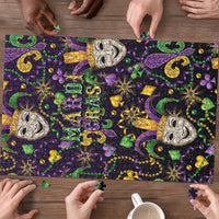 Mardi Gras Carnival Night Puzzle Jester Mask Fantasy
