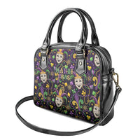 Mardi Gras Carnival Night Shoulder Handbag Jester Mask Fantasy