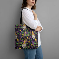 Mardi Gras Carnival Night Tote Bag Jester Mask Fantasy