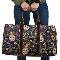 Mardi Gras Carnival Night Travel Bag Jester Mask Fantasy