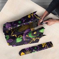 Mardi Gras Carnival Night Umbrella Jester Mask Fantasy