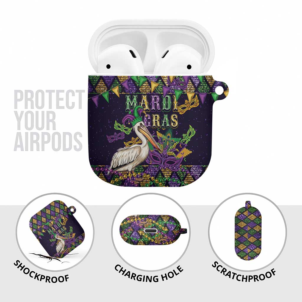 Mardi Gras Pelican AirPods Case Let the Good Times Roll