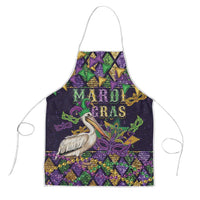 Mardi Gras Pelican Apron Let the Good Times Roll