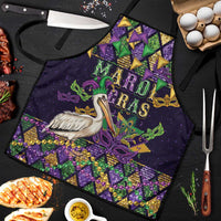 Mardi Gras Pelican Apron Let the Good Times Roll