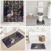 Mardi Gras Pelican Bathroom Set Let the Good Times Roll