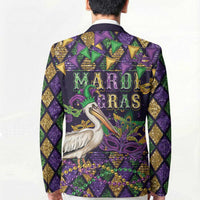 Mardi Gras Pelican Blazer Let the Good Times Roll
