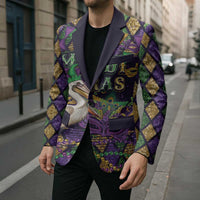 Mardi Gras Pelican Blazer Let the Good Times Roll
