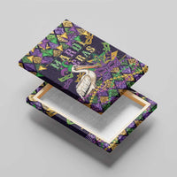 Mardi Gras Pelican Canvas Wall Art Let the Good Times Roll
