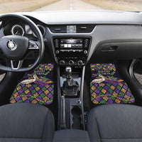 Mardi Gras Pelican Car Mats Let the Good Times Roll