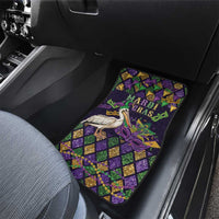 Mardi Gras Pelican Car Mats Let the Good Times Roll