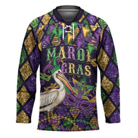 Mardi Gras Pelican Hockey Jersey Let the Good Times Roll