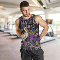 Mardi Gras Pelican Men Tank Top Let the Good Times Roll