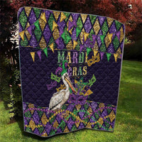 Mardi Gras Pelican Quilt Let the Good Times Roll