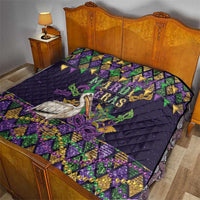Mardi Gras Pelican Quilt Let the Good Times Roll