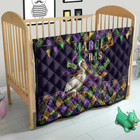 Mardi Gras Pelican Quilt Let the Good Times Roll