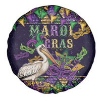 Mardi Gras Pelican Spare Tire Cover Let the Good Times Roll