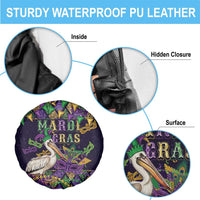 Mardi Gras Pelican Spare Tire Cover Let the Good Times Roll
