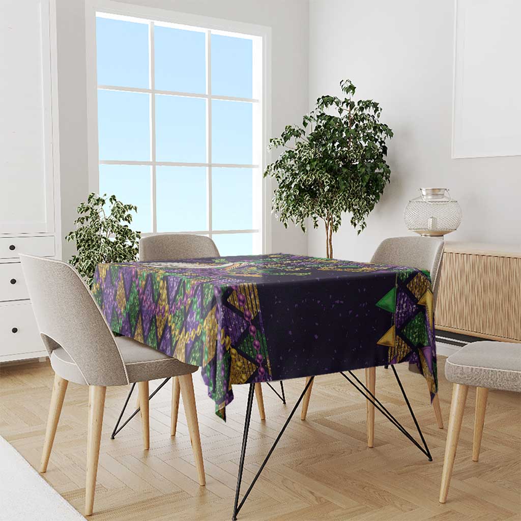 Mardi Gras Pelican Tablecloth Let the Good Times Roll