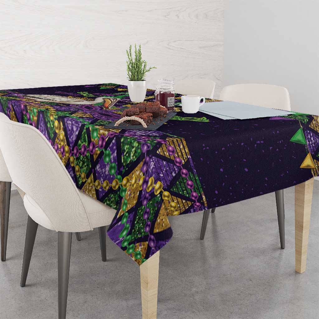 Mardi Gras Pelican Tablecloth Let the Good Times Roll