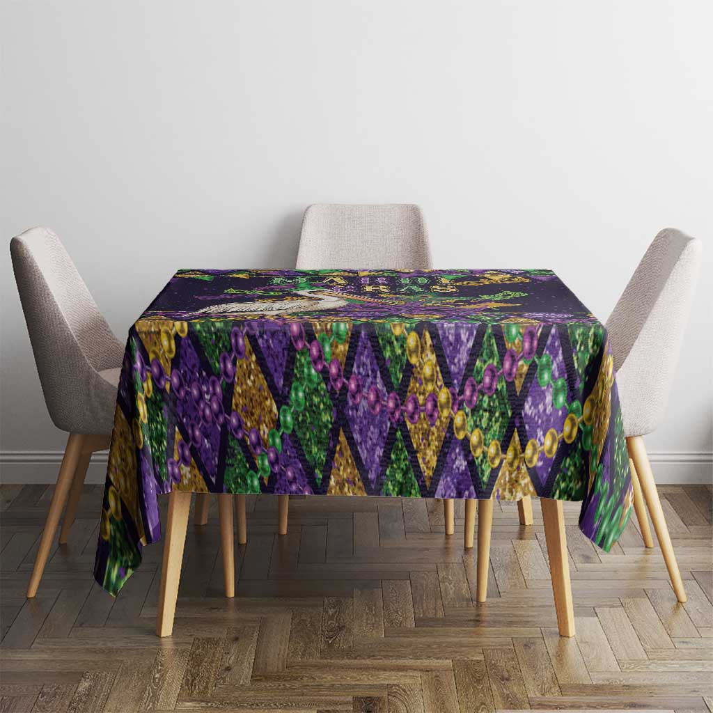 Mardi Gras Pelican Tablecloth Let the Good Times Roll