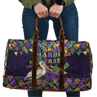 Mardi Gras Pelican Travel Bag Let the Good Times Roll