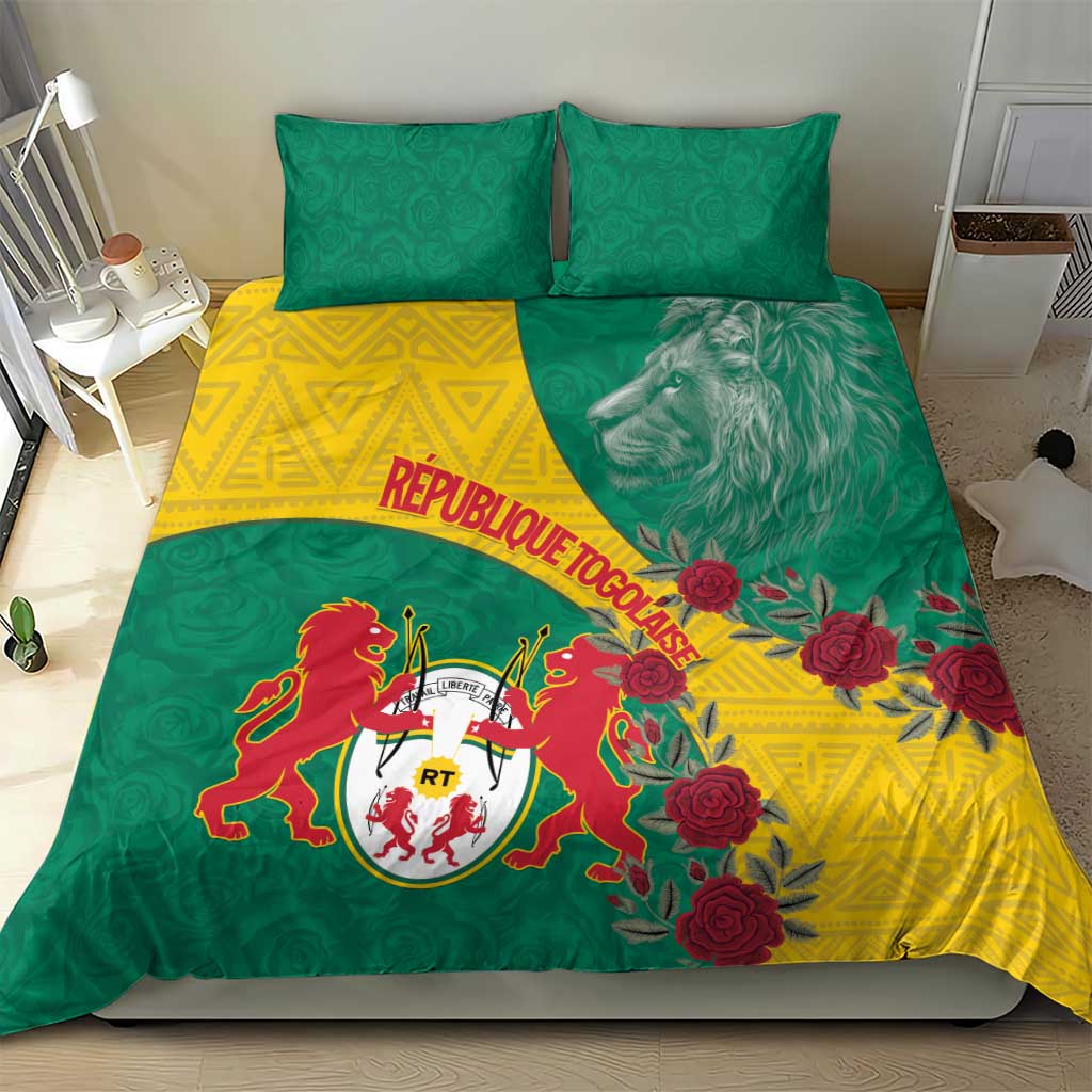 Republique Togolaise Bedding Set Lion Coat Of Arms