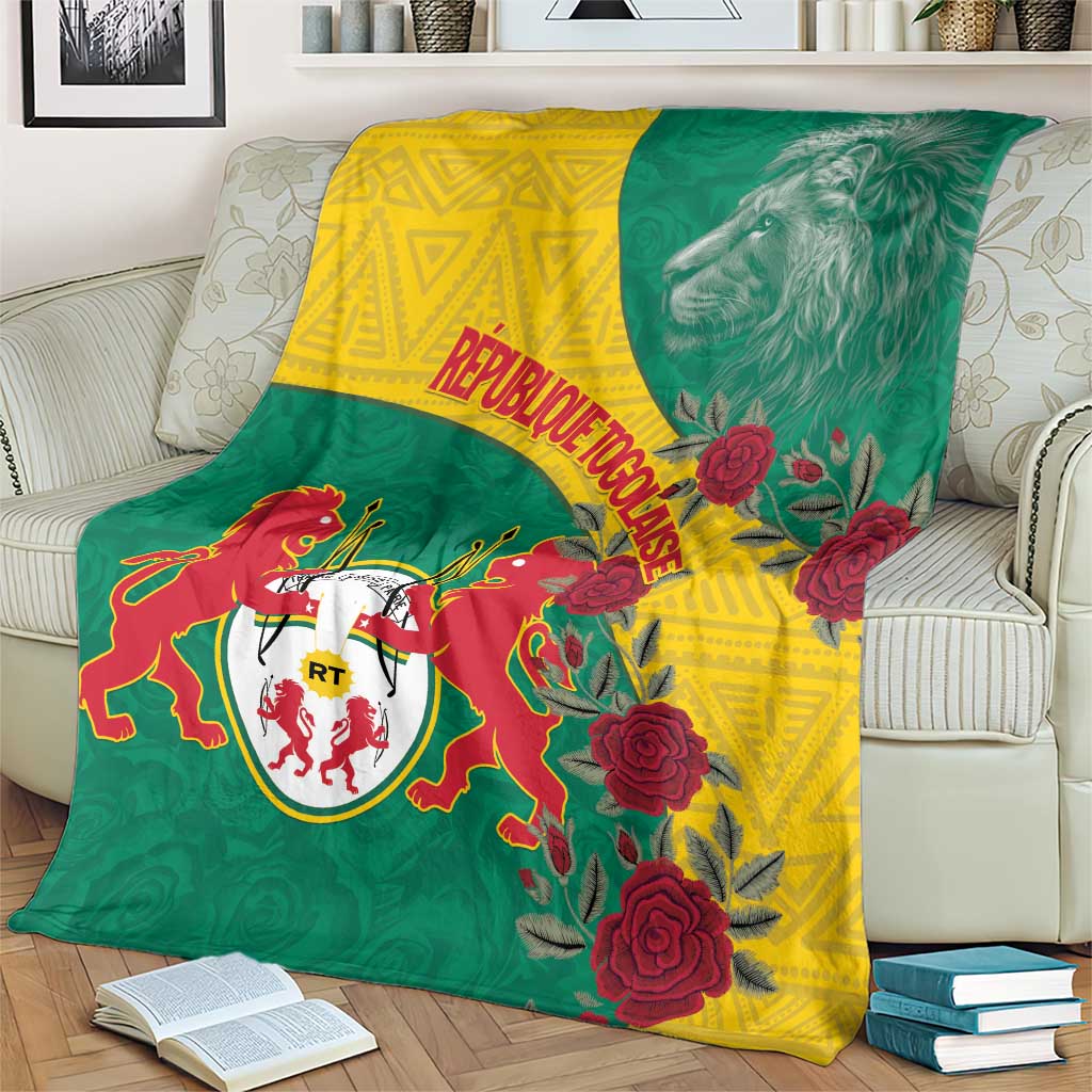 Republique Togolaise Blanket Lion Coat Of Arms