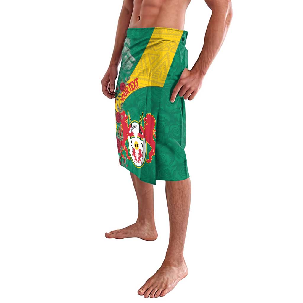 Personalised Republique Togolaise Lavalava Lion Coat Of Arms