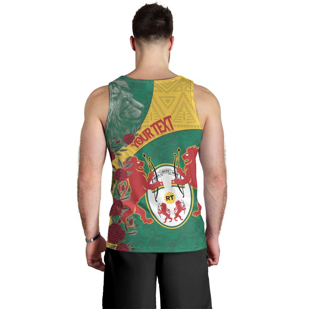 Personalised Republique Togolaise Men Tank Top Lion Coat Of Arms