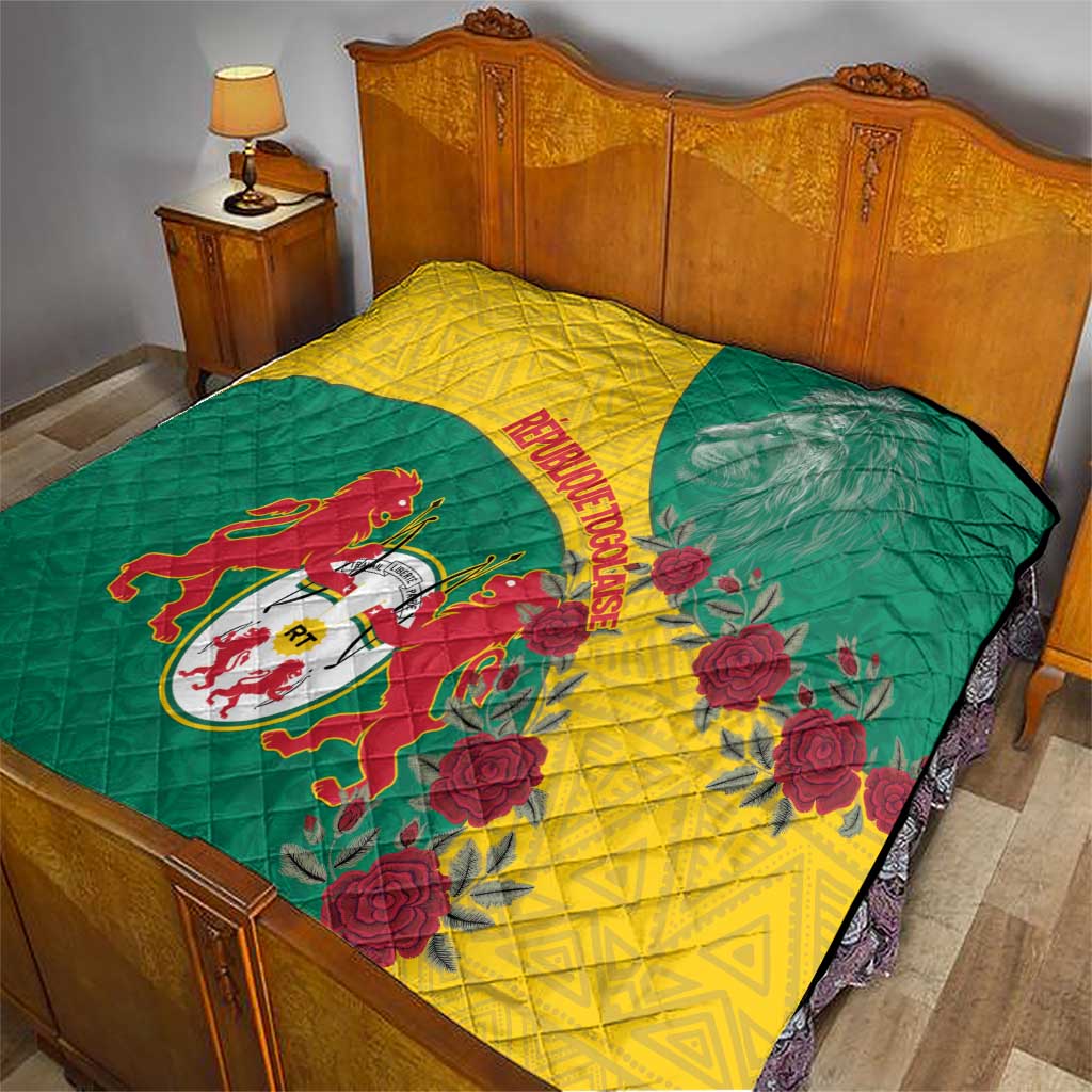Republique Togolaise Quilt Lion Coat Of Arms