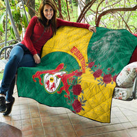 Republique Togolaise Quilt Lion Coat Of Arms