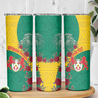 Personalised Republique Togolaise Skinny Tumbler Lion Coat Of Arms