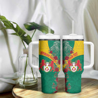Personalised Republique Togolaise Tumbler With Handle Lion Coat Of Arms