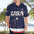 Custom USA Ice Hockey Hawaiian Shirt Go Champions