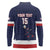 Custom USA Ice Hockey Long Sleeve Polo Shirt Go Champions
