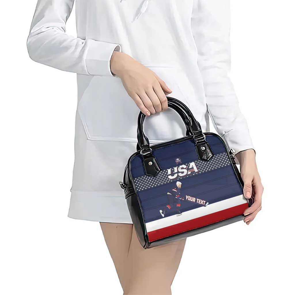 Custom USA Ice Hockey Shoulder Handbag Go Champions