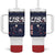 Custom USA Ice Hockey Tumbler With Handle Go Champions