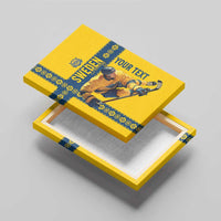 Custom Sweden Ice Hockey Canvas Wall Art Go Tre Kronor